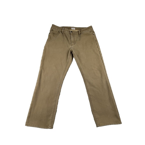 Weatherproof Other - Weatherproof Vintage Men's Fleece Lined Tan Jeans Size 38x30
